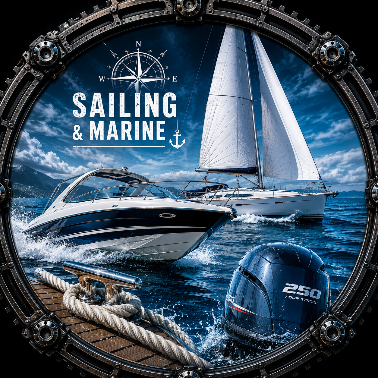 Stickere Sailing & Marine