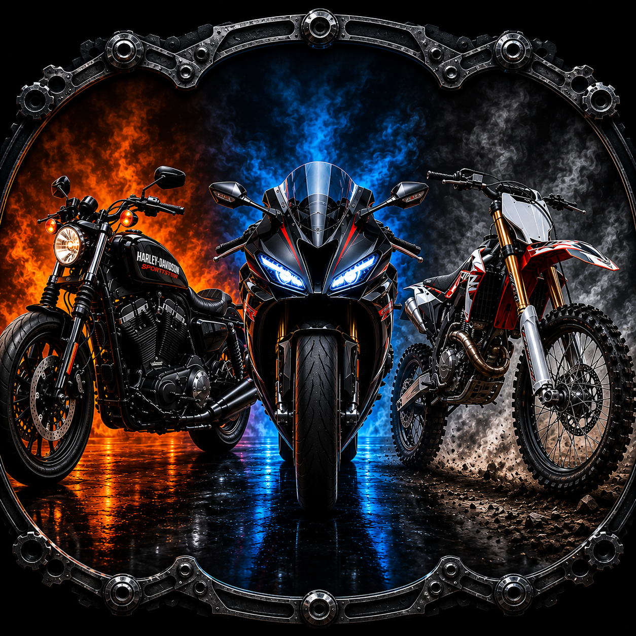 Stickere Moto